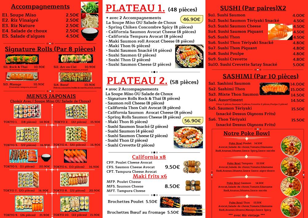 Bangkok Sushi - Menu Image 1