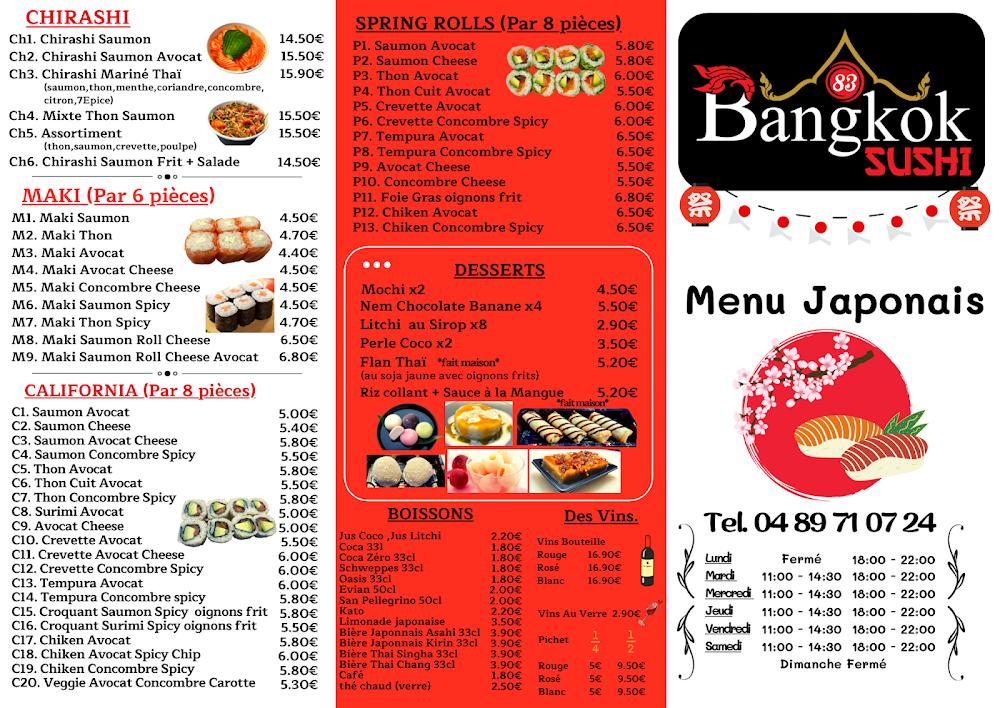 Bangkok Sushi - Menu Image 4